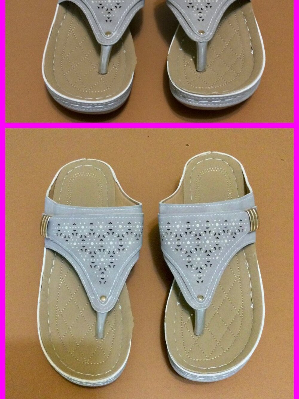 Taupe Sandals, sz 41 (8.5?)